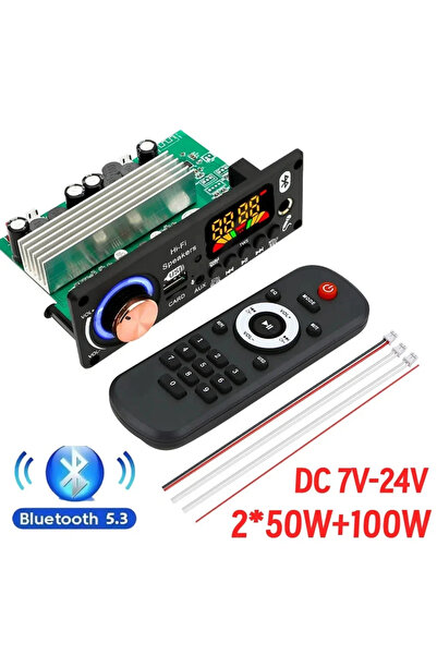 Choice 200W DC 7V-24V 200W DIY Home Digital Amplifier MP3 Decoder Board 100W Audio Power Bluetooth 5.3 FM F