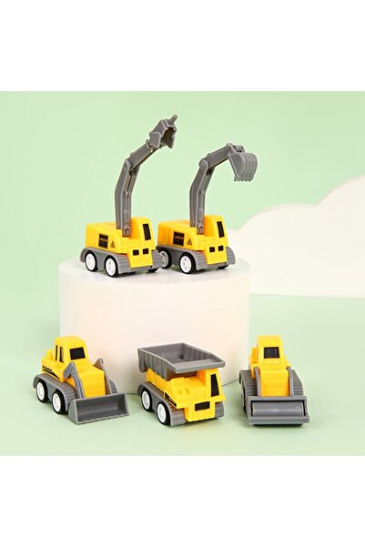 Choice 5 قطع عشوائية من 5/10 قطع سيارات صغيرة للأطفال، حفارة، رافعة، شاحنة قل...