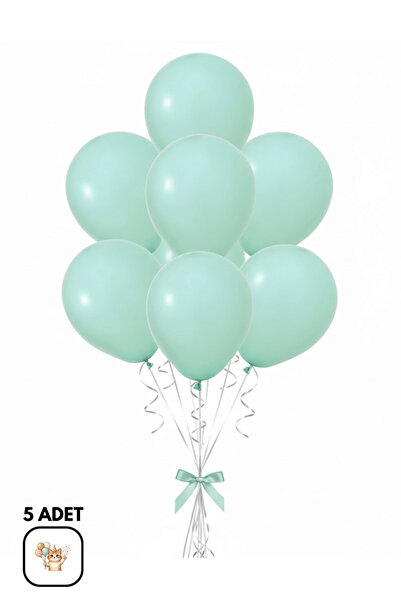 BALOMİS Makaron Yeşil Soft Doğum Günü Ve Parti Balonu