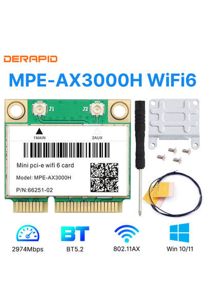 Choice1 محول AX3000H WiFi 5/6 ثنائي النطاق AX3000H/AC7260 2.4G/5Ghz لشبكة Blu...