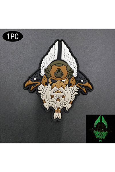 Choice قطعة واحدة بيضاء من شارة المعنويات ثلاثية الأبعاد من مادة البولي فينيل...