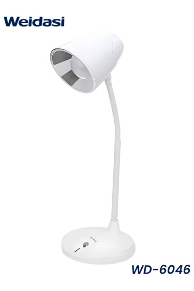 weidasi مصباح طاولة LED قابل لإعادة الشحن WD-6046 بسعة 2400 مللي أمبير/ساعة، ...