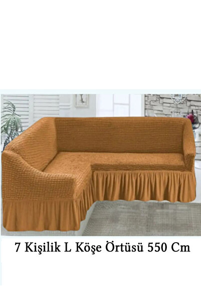 StarMall Bürümcük 7 kişilik Köşe Koltuk, Kanepe Örtüsü, Koltuk Kılıfı, Lastik...