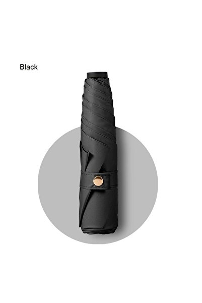 Choice مظلة مركبة من ألياف معدنية 6K سوداء خفيفة الوزن للغاية UPF50+ من ألياف الكربون لحماية من أشعة الشمس فوق البنفسجية محمولة U