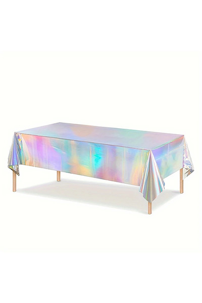 Choice 1pc Disposable Tablecloth Metal Aluminum Film Party Decorative Tablecloth Waterproof Tablecloth Wedd
