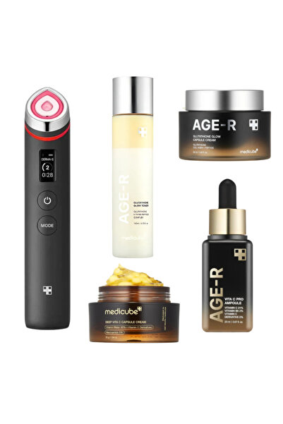 MedicubeClear skin مجموعة Medicube AGE-R للعناية الكاملة بالبشرة لتفتيح البشر...