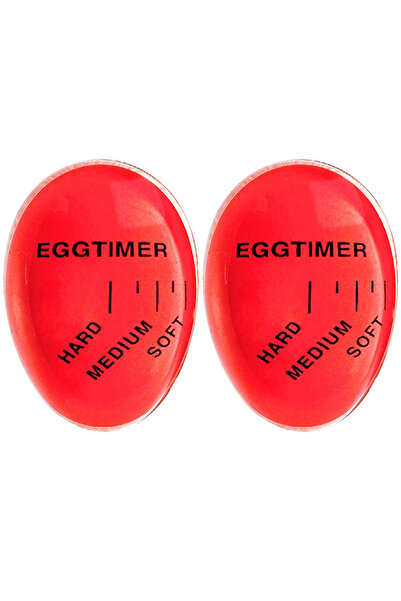 Choice1 عبوة من قطعتين من مؤقت البيض، يتغير لونه ليناسب البيض المسلوق بدرجة ط...