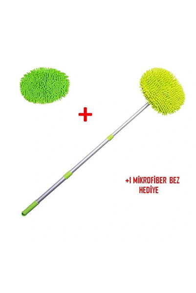 Epilons Perie de spălat auto din microfibră cu cârpă de schimb