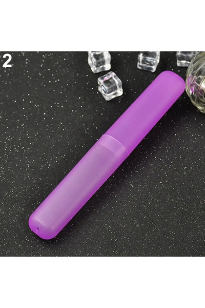 Choice صندوق فرشاة أسنان محمول من رافيل مكون من قطعتين، صندوق تخزين فرشاة أسن...