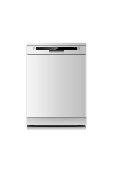 Midea Dishwasher - 6 Programs - 12 Place Settings - White - WQP125201CWEG