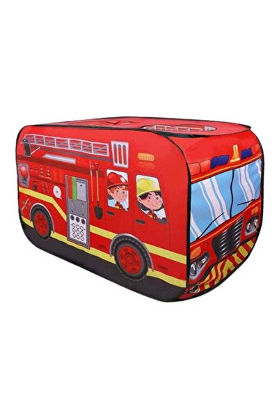 BLOOMING TIME Children's Fire Truck Pop-up Play Tent (Indoor/Outdoor)
