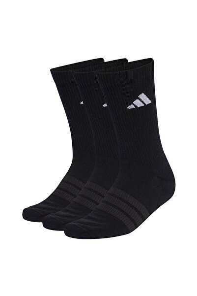 adidas Unisex-Socken, 3er-Pack – Gepolsterte Sportsocken, Logo, gepolstert, e...