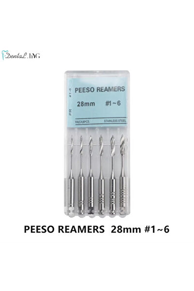 Choice4 Peeso 28 مم 1-6 6 قطع/صندوق محرك أسنان يستخدم بوابات لب الأسنان مثقاب...