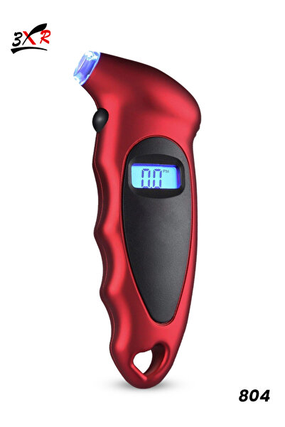3XR Digital Tire Gauge: Ergonomic, Backlit, Multi-Unit Tool for Accurate 0-150 PSI Tire Pressure Checks.