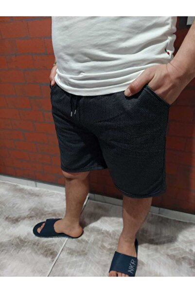 KİMSE GÖRMEDEN شورت رياضي بنمط المطر موديل عادي