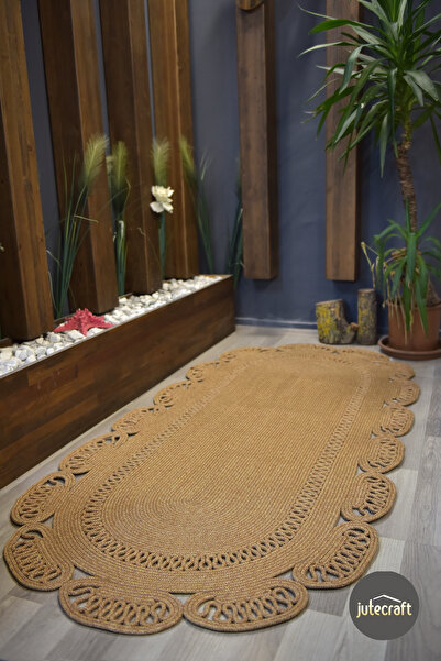 jute craft موديل أيز بيضاوي