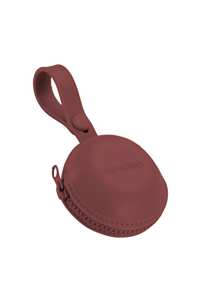 MinikOiOi Silicone Pacifier Case Pod - Velvet Rose