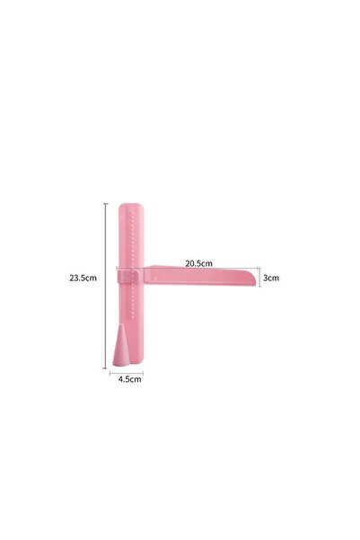 Yash Adjustable plastic cake leveling scraper, pink color