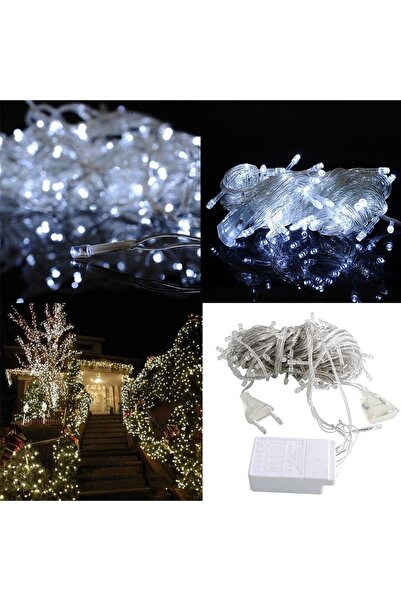 NEBİL HOME Eklenebilir 100 Ledli 8 Fonksiyonlu 10 Metre LED Aydınlatma Dekor ...
