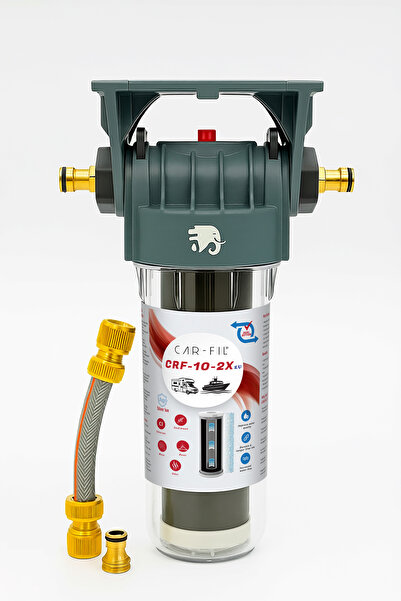 Car Fil CRF-10-2X -EU 10” Aktif Karbon Filtresi | Koku, Klor, Tortu Azaltma |...