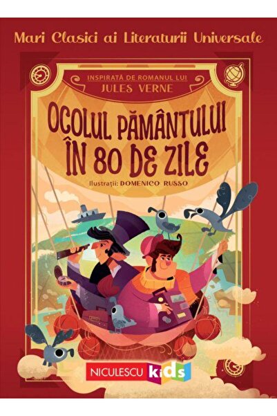 Editura Niculescu Ocolul Pamantului in 80 de zile, Jules Verne