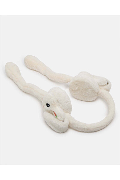 REDTAG سدادات أذن مزخرفة باللون الأبيض للبنات