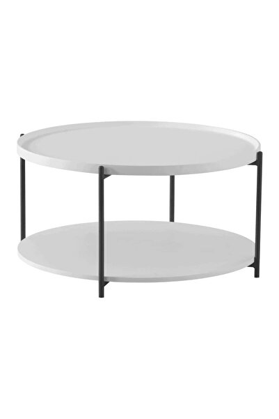 DacEnergy Coffee table, white/black, LAPIS