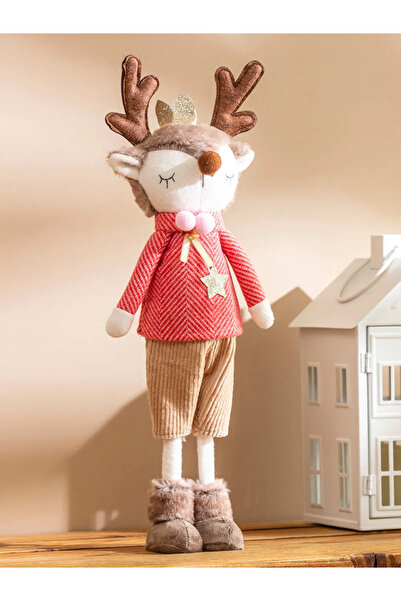 LC Waikiki LCW HOME Geyik Figürlü Pelüş Dekoratif Obje 45 cm