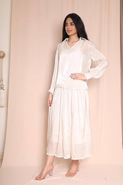 AMAZ ✨ طقم نسائي اللمعة الراقي الأناقة الهادئة لإطلالة مميزة ✨