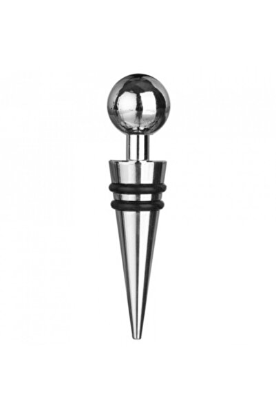 CASA Set de 3 dopuri reutilizabile din oțel inoxidabil cu două garnituri - Argintiu