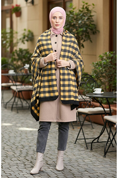 sefamerve Schultertuch 1080-01 Senf