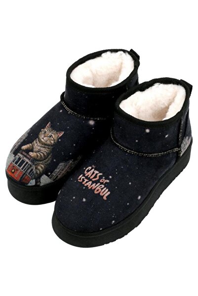 Dogo Women's Vegan Leather Black Ankle Boots - Paws on Taksim Design