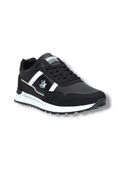 Jagulep حذاء رياضي من الجلد من ستون 8508-26 باللون الأسود والأبيض مقاس 36-40