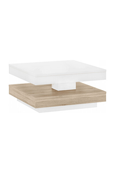 DacEnergy Coffee table, white / sonoma oak, MANDY