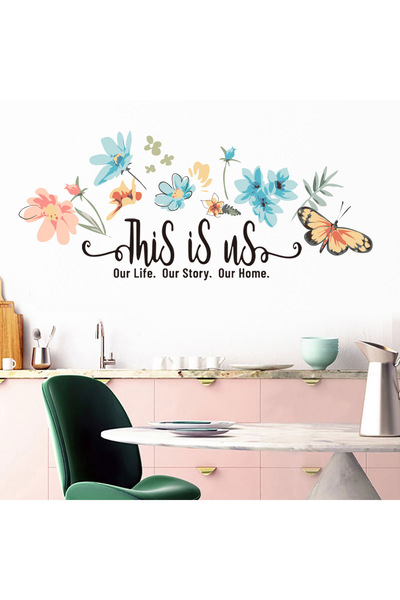 Yash Sticker decorativ - This Is Us- 30x70 cm, multicolor