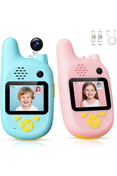 Smart Vibe WiFi Walkie-Talkie Set VideoPlay Kiddix™ 01 MagicView, Two HD Cameras, Video Calls and Photos