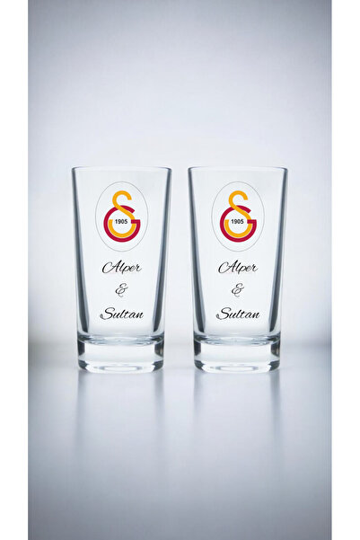 Broşürevim Kişiye Özel Galatasaray Baskılı Arma Logo Ve İsim Baskılı Rakı Lim...