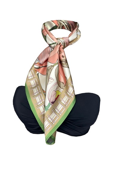 Bolder Scarf Classic Soft Flower Scarf 70*70 cm