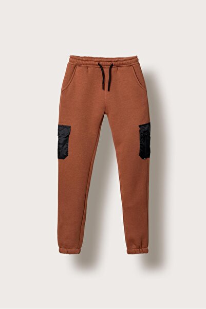 Mışıl Kids Ανδρικό παντελόνι με φερμουάρ στη δεξιά τσέπη, 3 κορδόνια, δύο κορ...