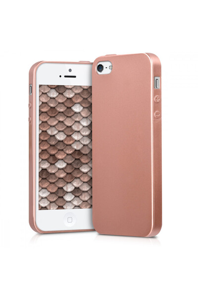 KWmobile Carcasă pentru Apple iPhone 5 / iPhone 5s / iPhone SE, silicon, auri...