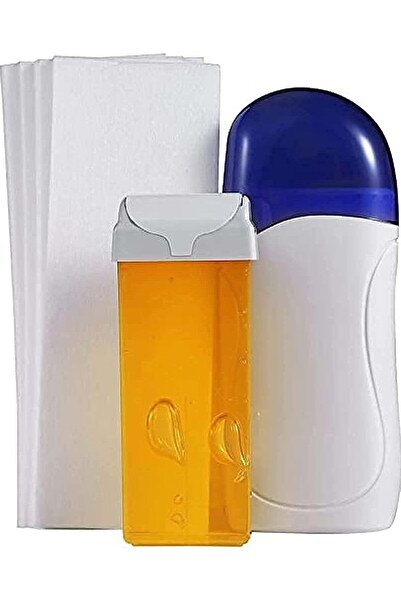 BLOOMING TIME Wax Epilator Removal Machine Set Wax Heater Warmer with Wax Cartridge and Depilatory Paper