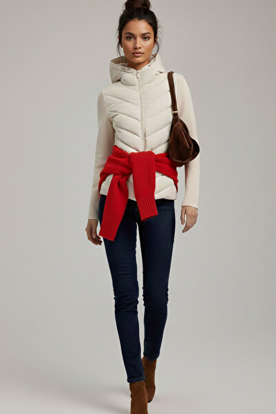 fiolin سترة منتفخة متباينة