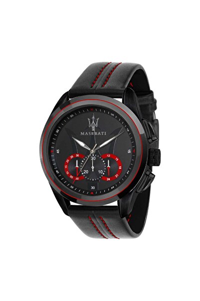 Maserati TRAGUARDO 45MM CHR BLACK DIAL BLK ST R8871612023