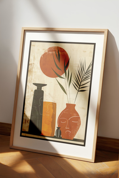 Yoko Home 3’lü Modern Soyut Tablo Seti – Salon, Yatak Odası ve Ofis Dekorasyonu İçin Duvar Tablosu