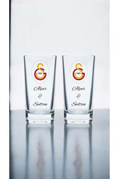 Broşürevim Kişiye Özel Tasarım İsim Baskılı Rakı Limonata Meşrubat Bardağı 2 ...