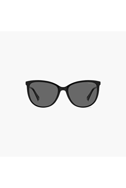 Polaroid Women's Polarized 55MM Grey Oval Sunglasses - 20569980755M9