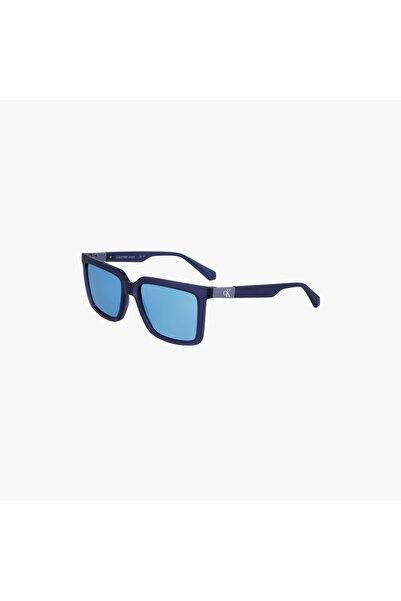 Calvin Klein 55MM Blue Square Sunglasses CKJ23659S