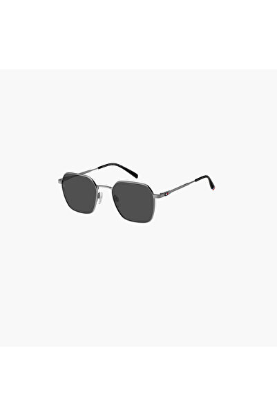 Tommy Hilfiger نظارة شمسية مربعة بنية اللون مقاس 53 مم