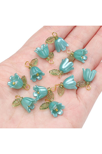 Choice22 11x14 مم 10 قطع نمط 1 11x14 مم 2-10 قطع من خرز براعم زهرة زنبق الواد...