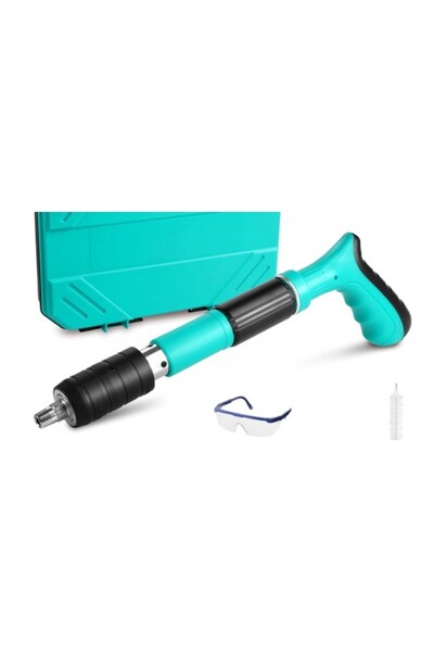 QYY Manual Nail Gun Kit for Fastening Nails/Staples, Accessories + 50 Nails